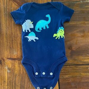 Carter's Navy Blue Dinosaur Bodysuit